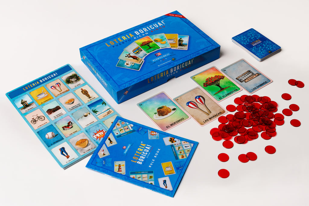 Puerto Rico Bingo: Lotería Boricua (3rd Edition) – Bilingual Puerto Rican Party Game – PR Slang & Translation Included